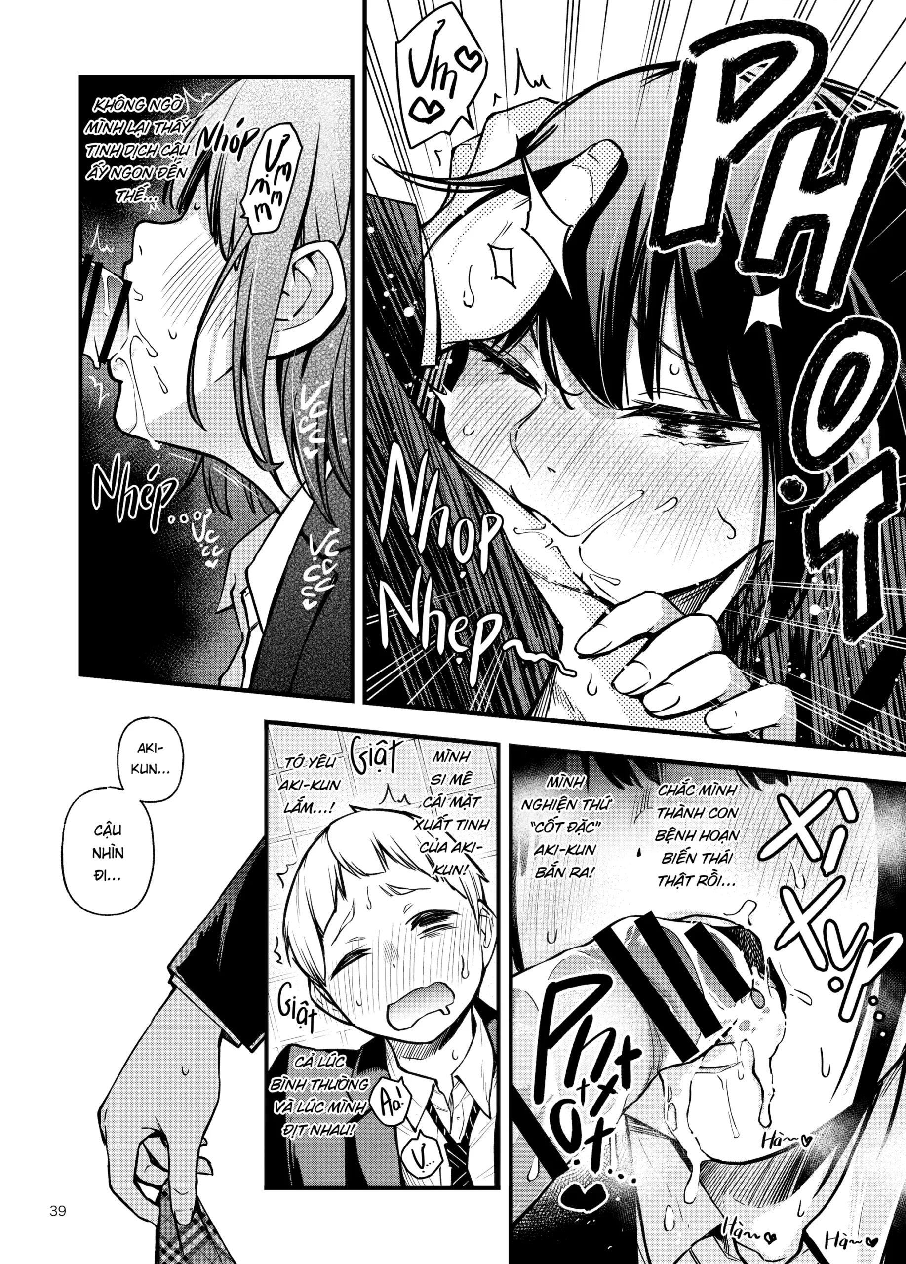 Shojo ga Doutei to no Hatsutaiken de Mezamechau Hanashi | Cặp Đôi Trong Trắng Giờ Đã Được “Khai Sáng” Sau Khi Trao Nhau Lần Đầu #1 - Page 39