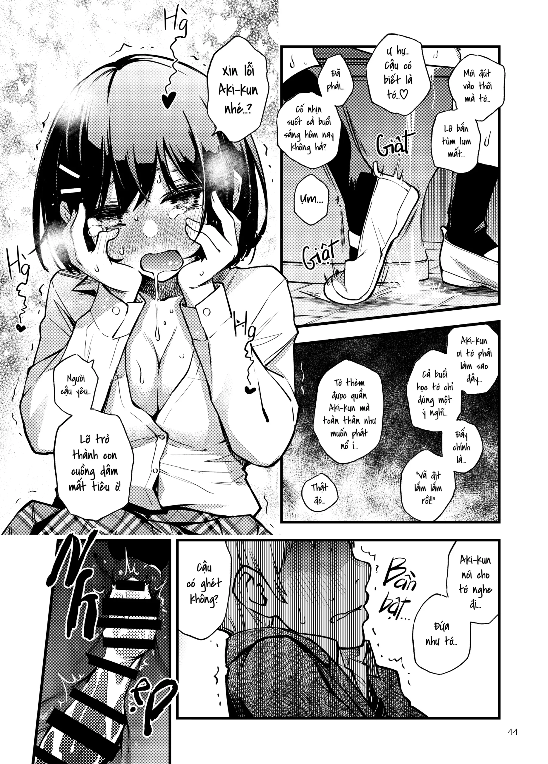 Shojo ga Doutei to no Hatsutaiken de Mezamechau Hanashi | Cặp Đôi Trong Trắng Giờ Đã Được “Khai Sáng” Sau Khi Trao Nhau Lần Đầu #1 - Page 44