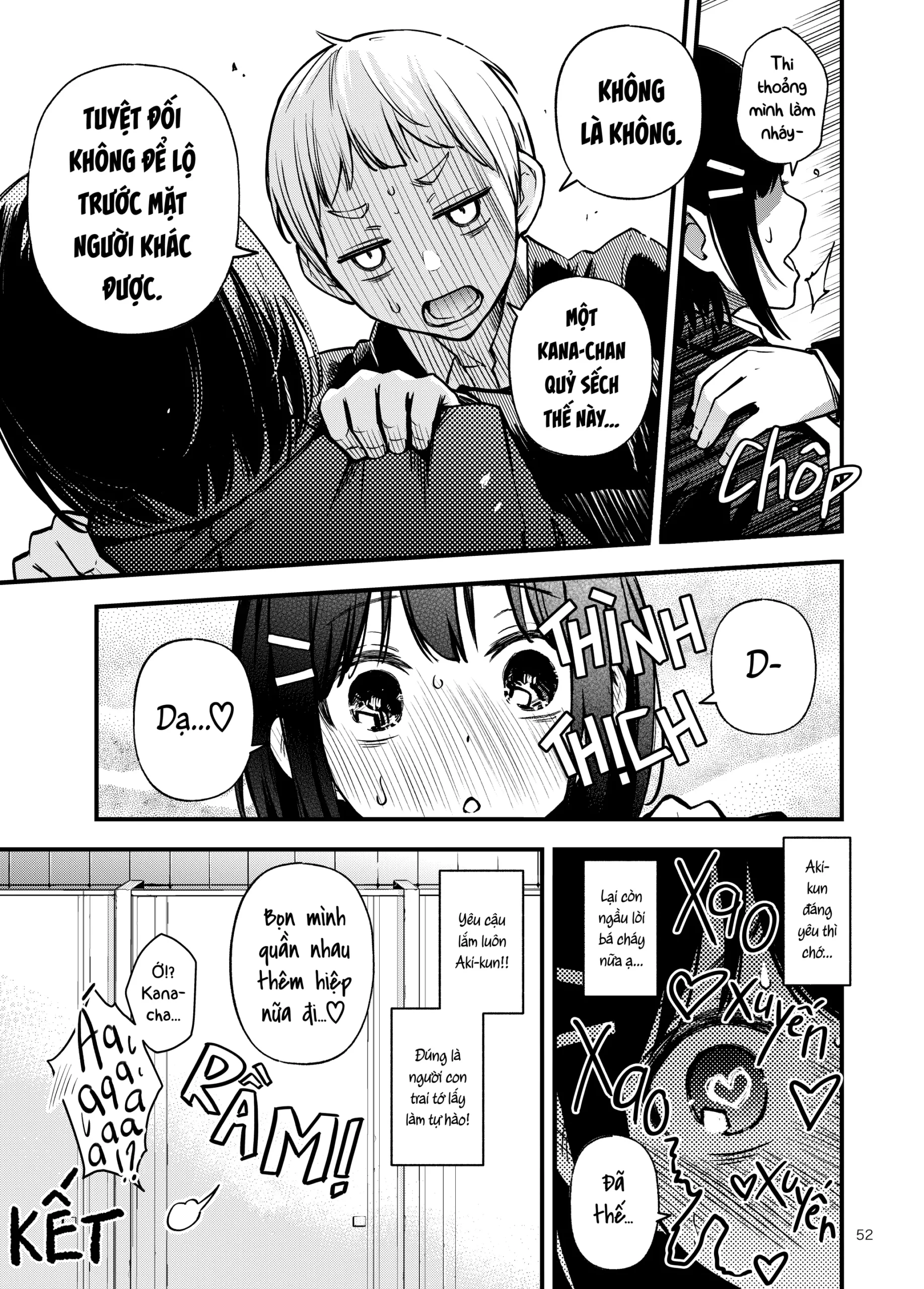 Shojo ga Doutei to no Hatsutaiken de Mezamechau Hanashi | Cặp Đôi Trong Trắng Giờ Đã Được “Khai Sáng” Sau Khi Trao Nhau Lần Đầu #1 - Page 52