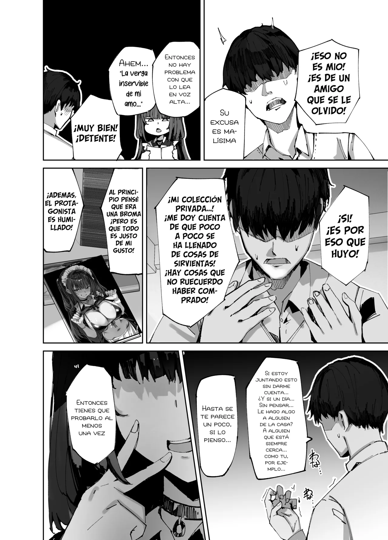 Namaiki Maid ni Kakushiteta Ecchi na Hon ga Mitsukatte Baka ni Sarenagara Ecchi Suru Hanashi. - Page 8