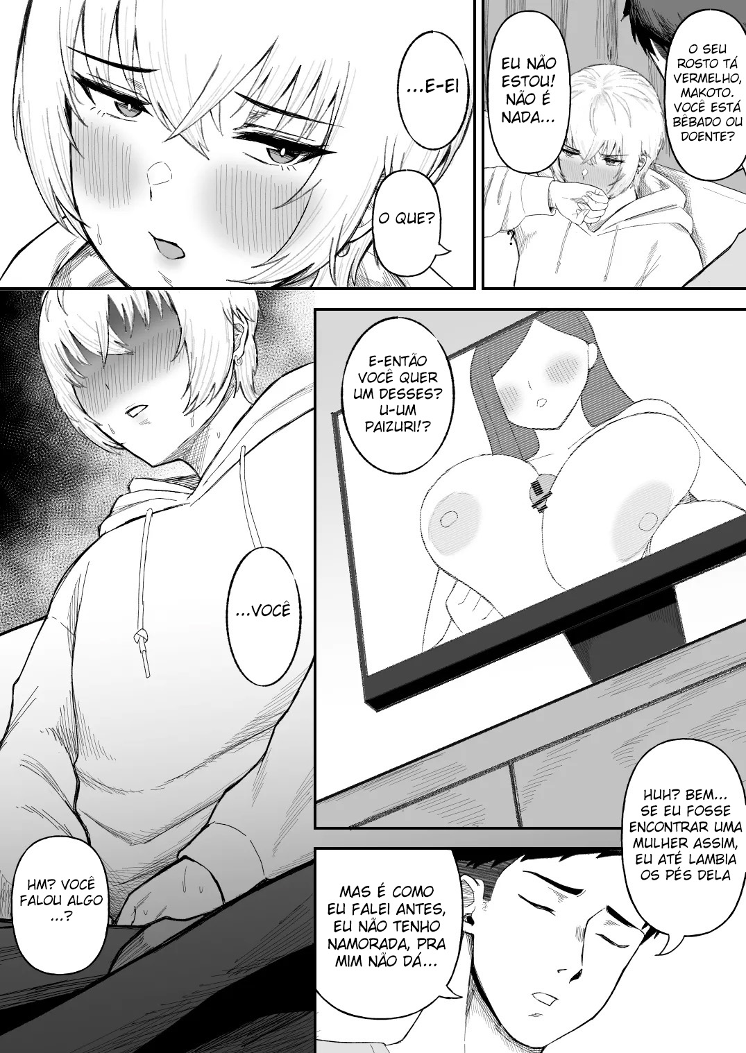 Eu Descobri Que Meu Amigo Bonitão na Verdade Era uma Vadia Peituda! - Page 5
