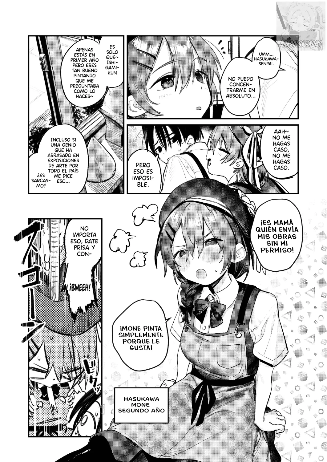 Bijutsubu Harem Katsudou Nisshi ~Senpai no Slump Kaishou ni Kyouryoku shitara, Ikioi de 3P suru Koto ni Natta Hanashi~ - Page 5