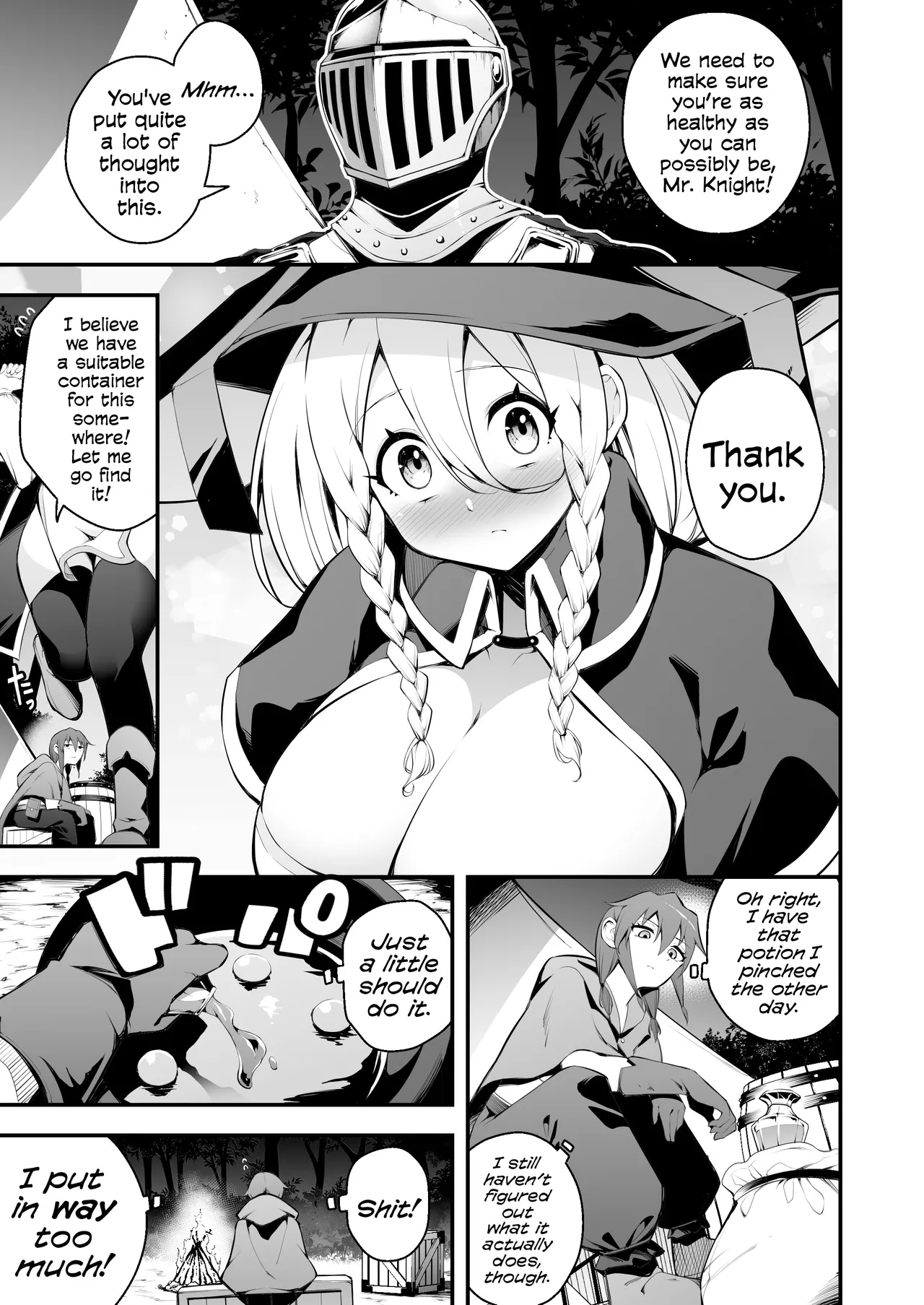 Minarai Majo to Noroi no Chinpo - Page 4